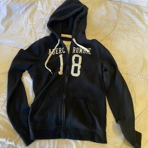 Abercrcombie & fitch zip up hoodie